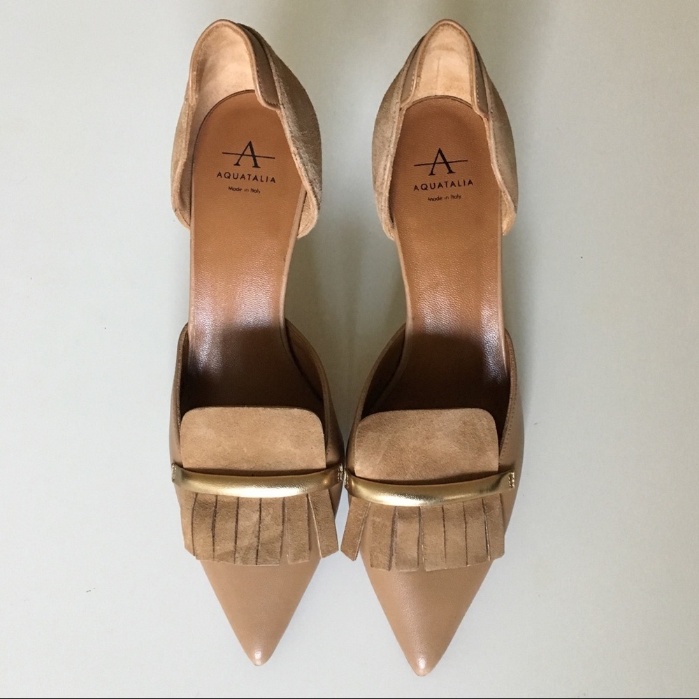 SAMPLE SALE FIND!! Aquatalia Megan Suede Pumps