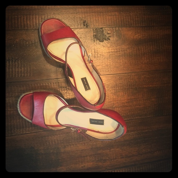 Red Leather Marc Jacobs Shoes - Picture 2 of 4