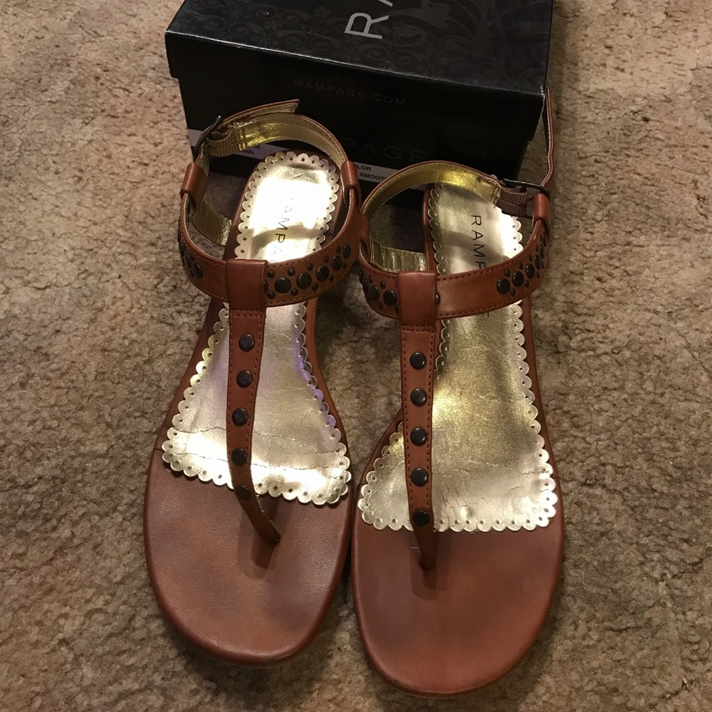 Rampage wedge Sandals, 9.5