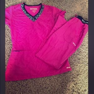Grey's anatomy scrubs  top-Small. Bottoms-Small