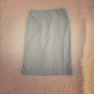 Moda International gray pencil skirt