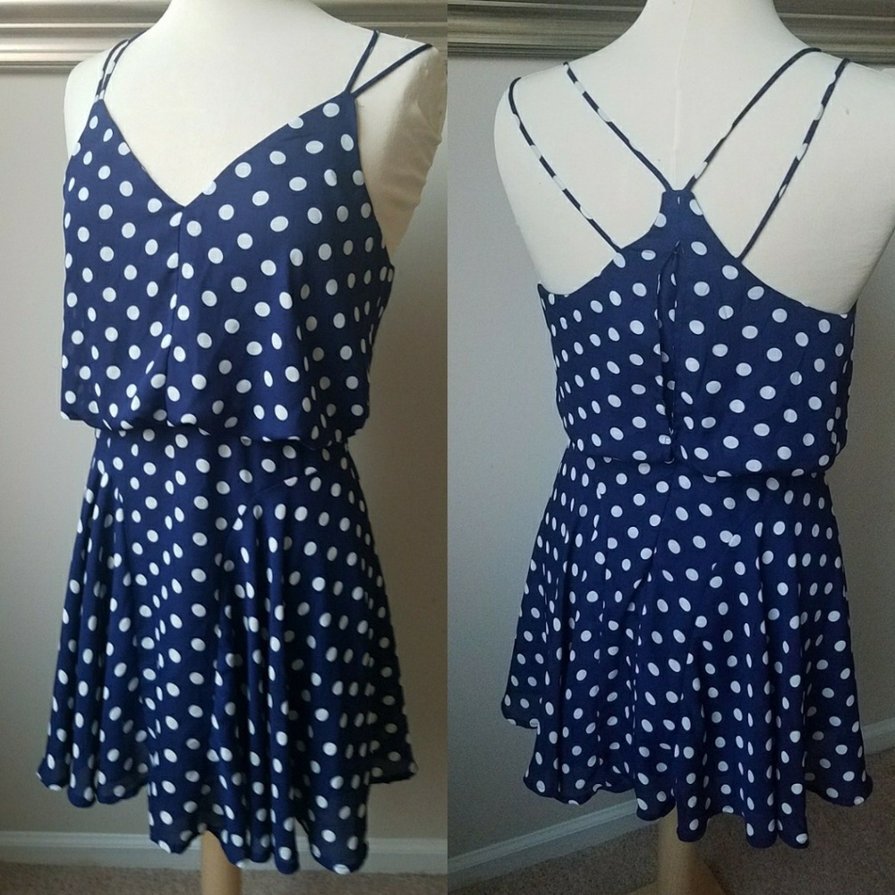 Sweet and sassy little blue dress