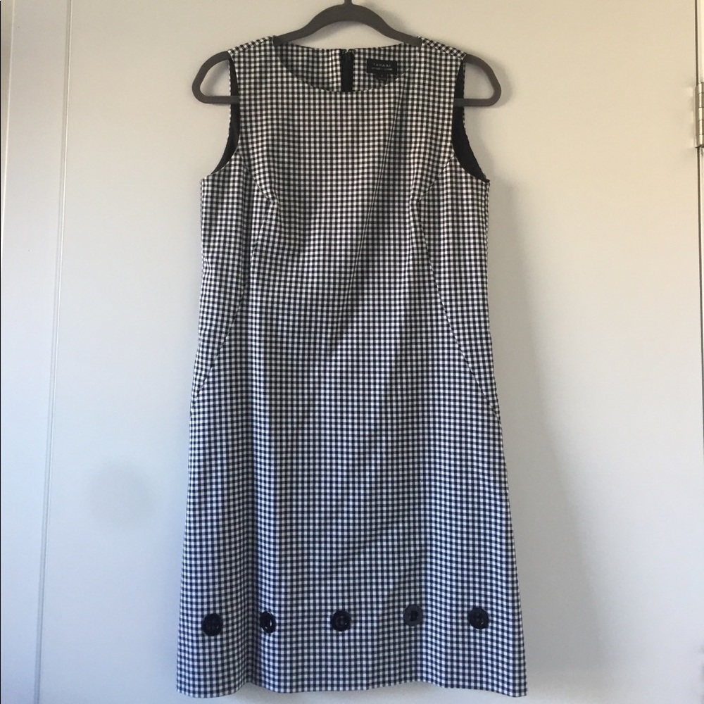 Herringbone shift dress