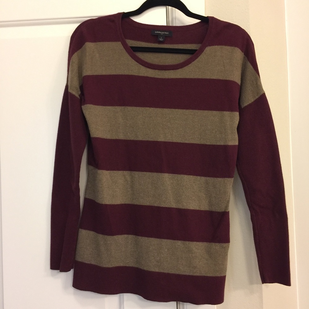 Banana Republic Stripe Sweater size Small