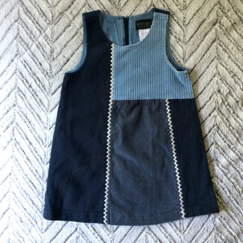 3 for $15 Blue Corduroy Jumper Dress 4T