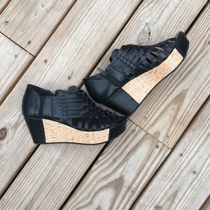 Pierre Dumas cork wedges