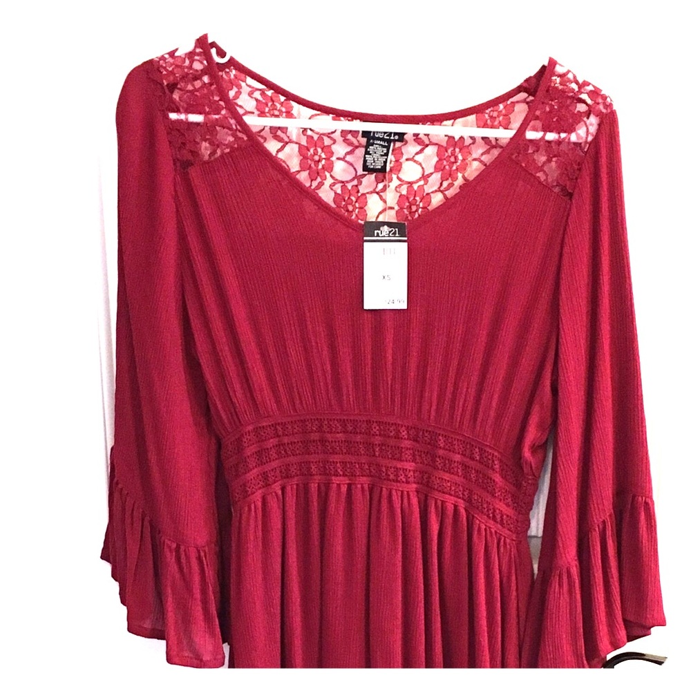 Cranberry tunic dress