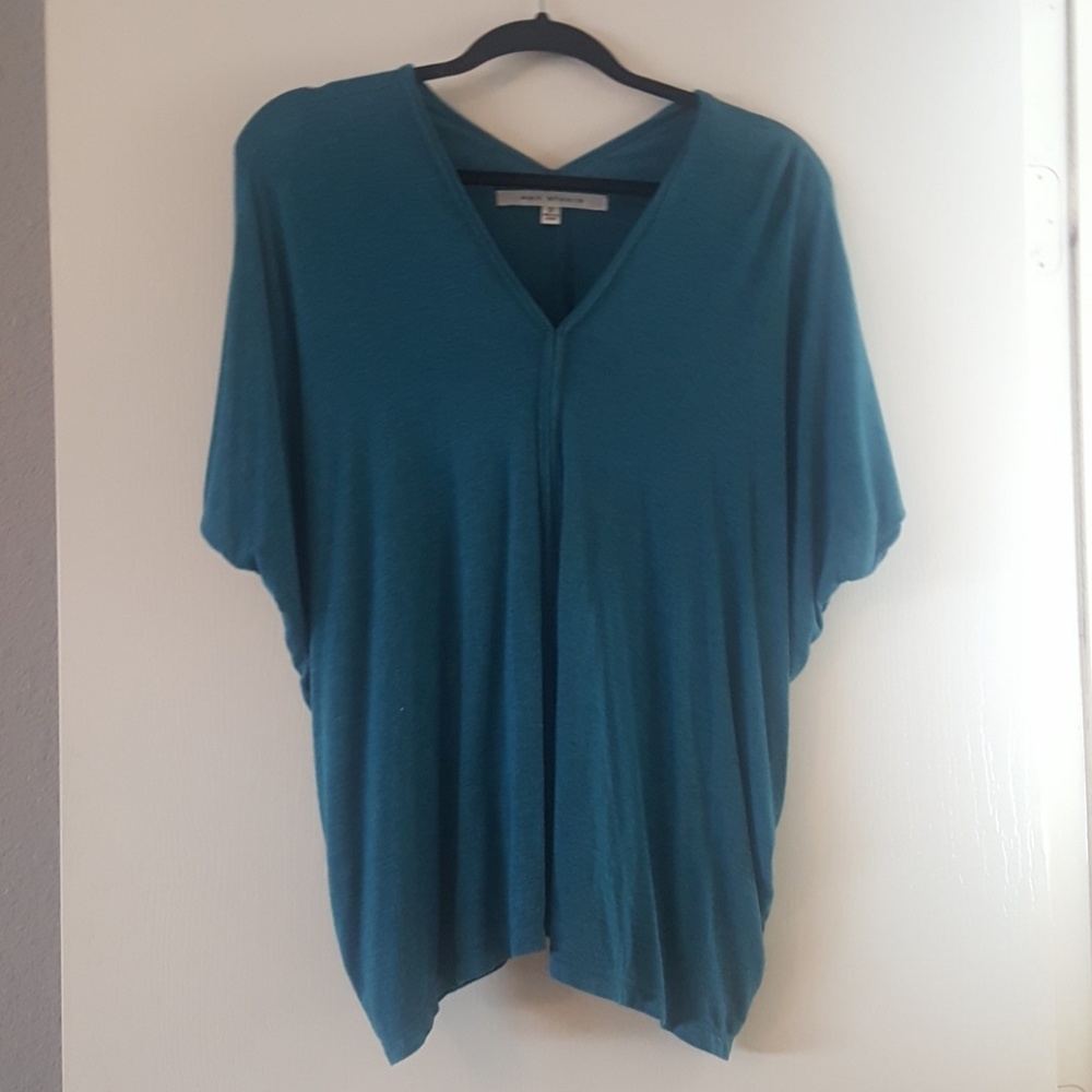 Max studio turquoise blouse.