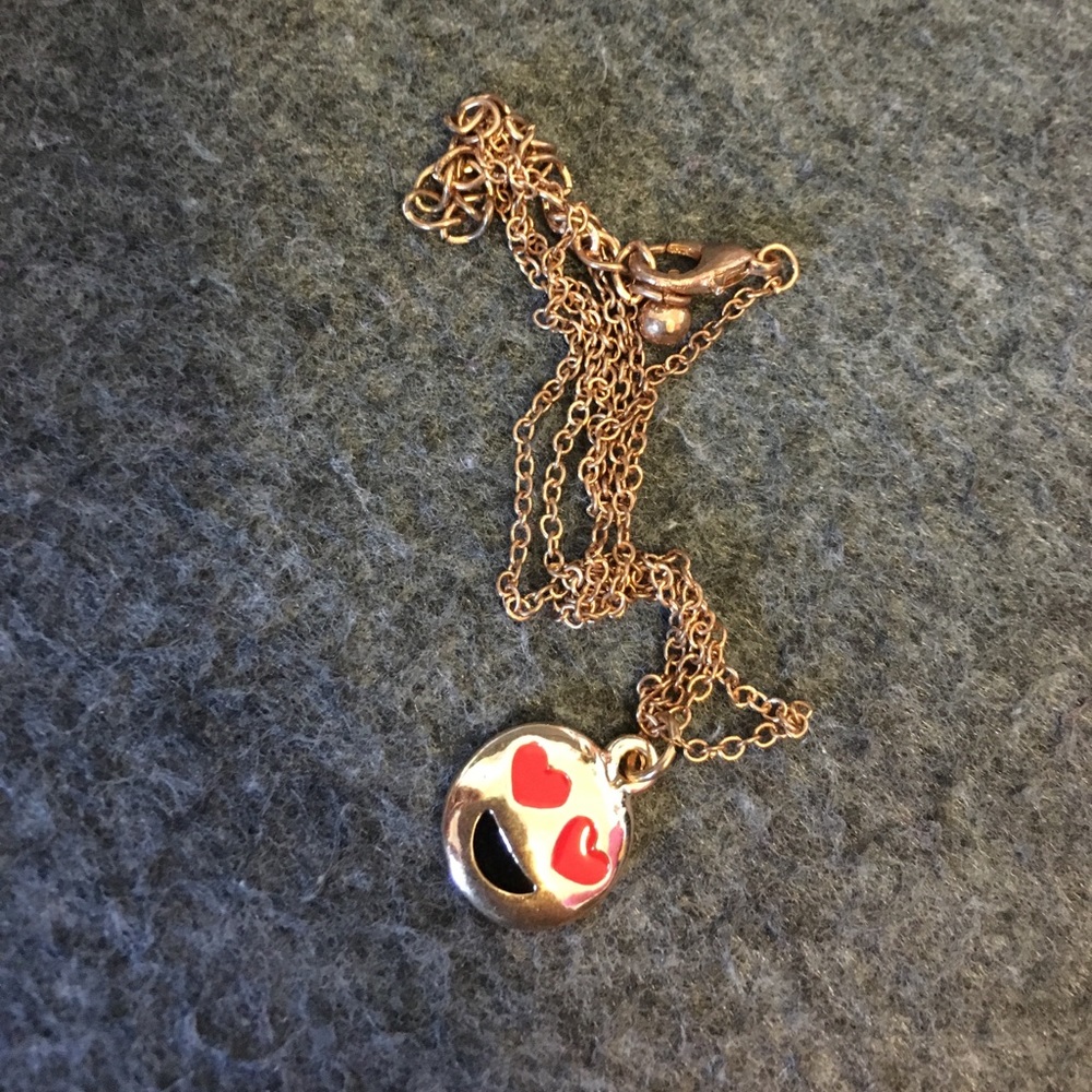 heart emoji necklace