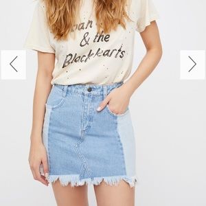Free People Denim Skirt