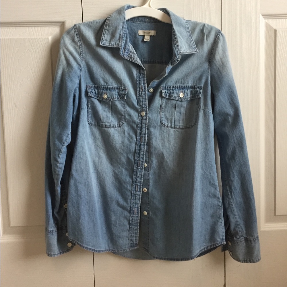 Button down chambray shirt
