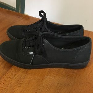 Vans shoes. Women's. All black.