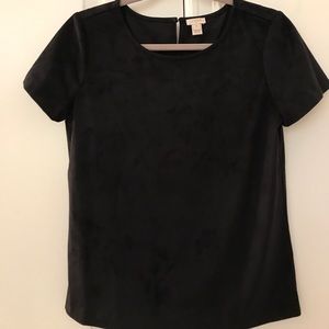 Suede Jcrew Tee