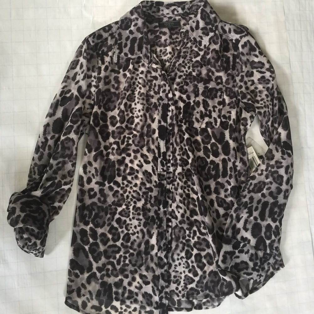 Guess Sheer Top