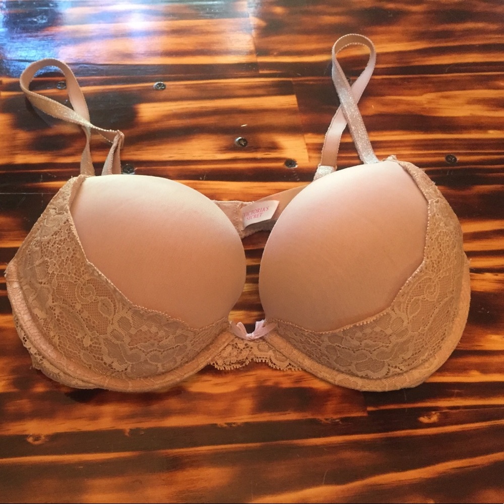 Victoria Secret Pink Shimmer Dream Angel Bra 34B