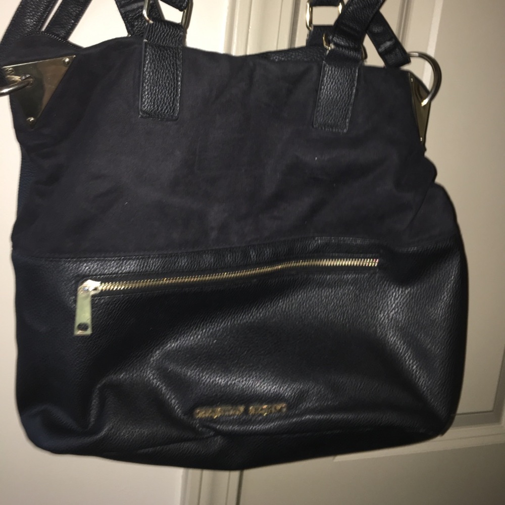 Christian Siriano Black Convertible Purse