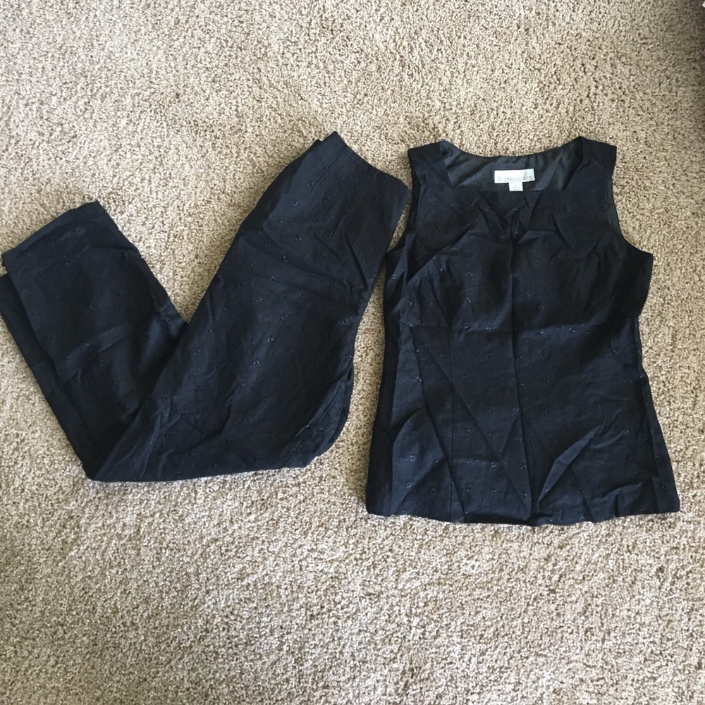Dress Barn two piece pants and tank set