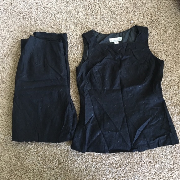 Dress Barn two piece pants and tank set - Picture 3 of 7