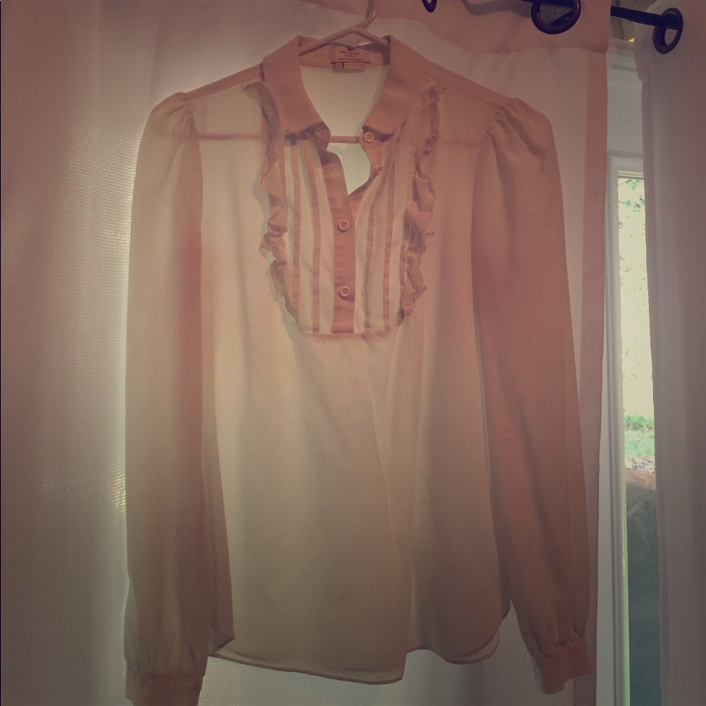 Kate Spade ruffle blouse