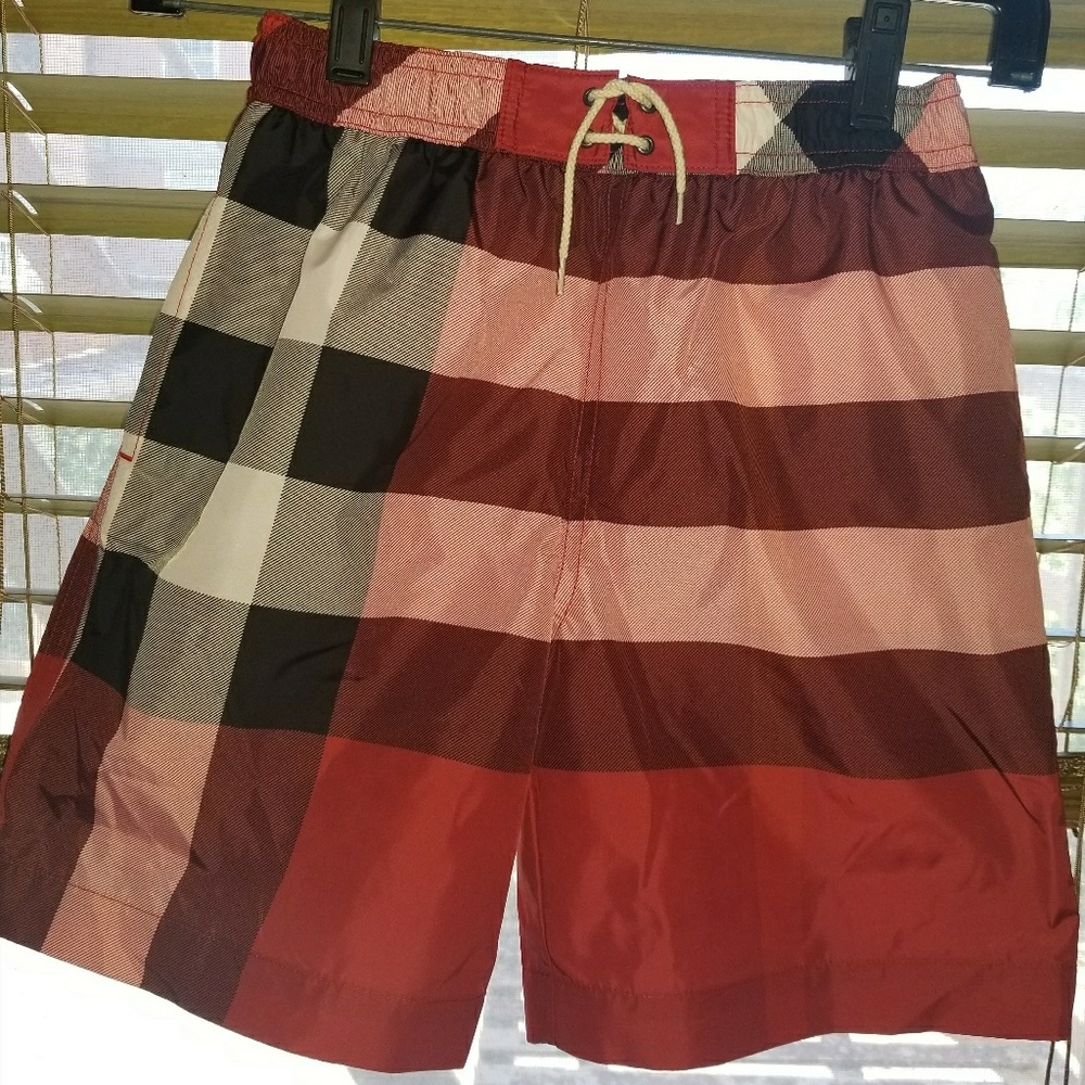 Boys Burberry Swiming Trunks