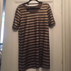 Urban Outfitters Gold and Black Dress