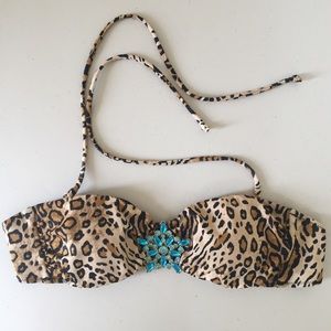 VS Leopard Bikini Top