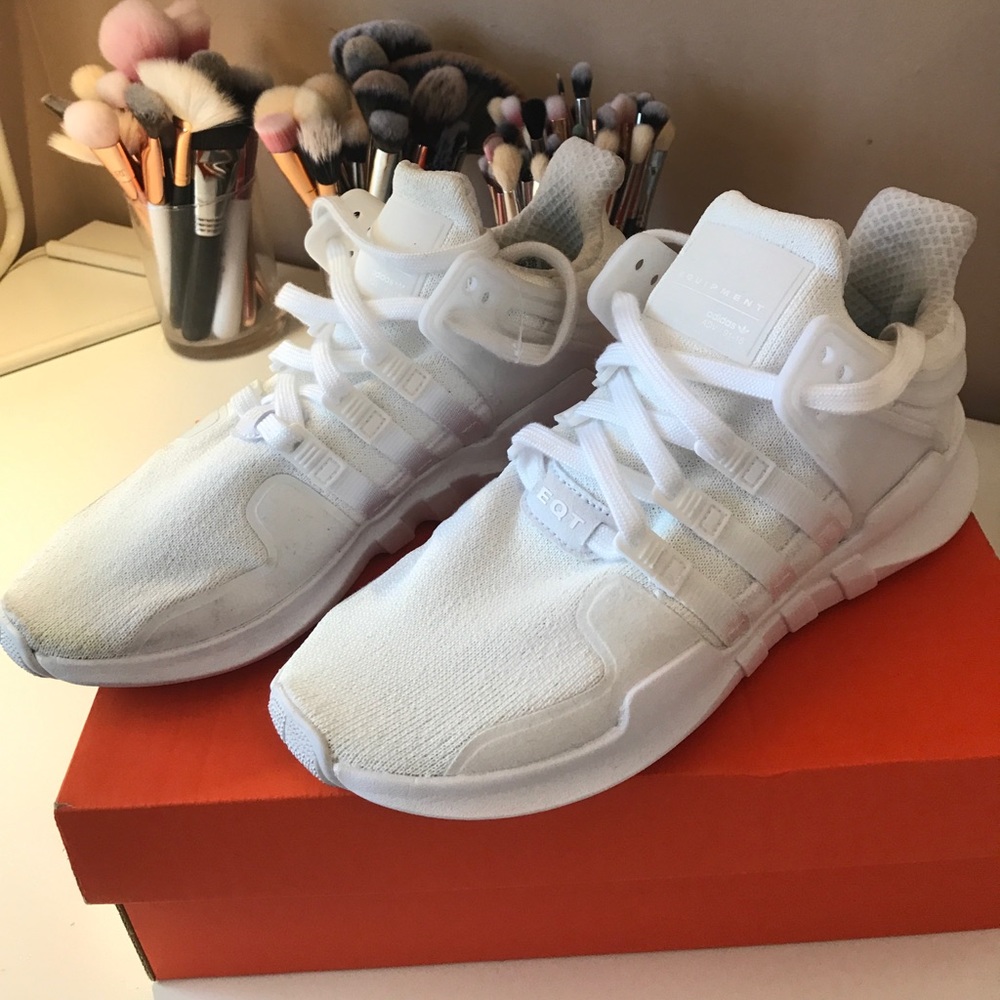 White Adidas EQT