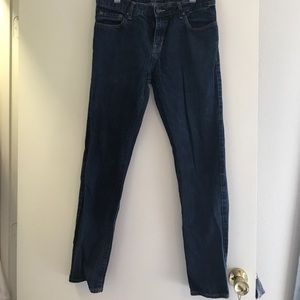 Old Navy slim cut dark wash jeans
