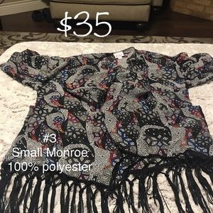 NWOT lularoe small Monroe 100% poly