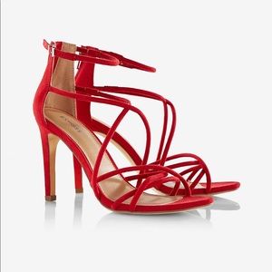 SEXY red strapped heels!