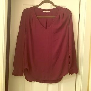 Cranberry colored Violet & Claire top