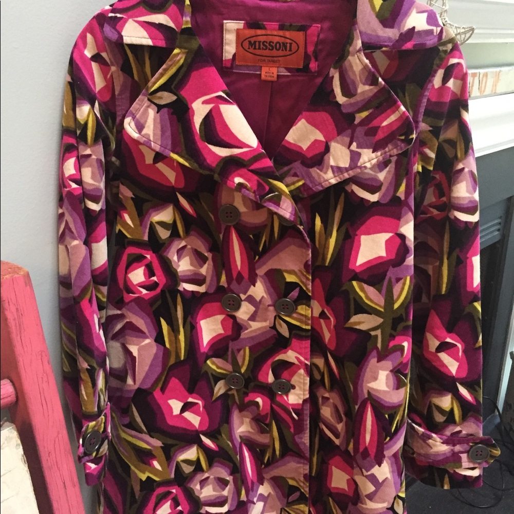 Missoni for Target Double breasted Trench Coat