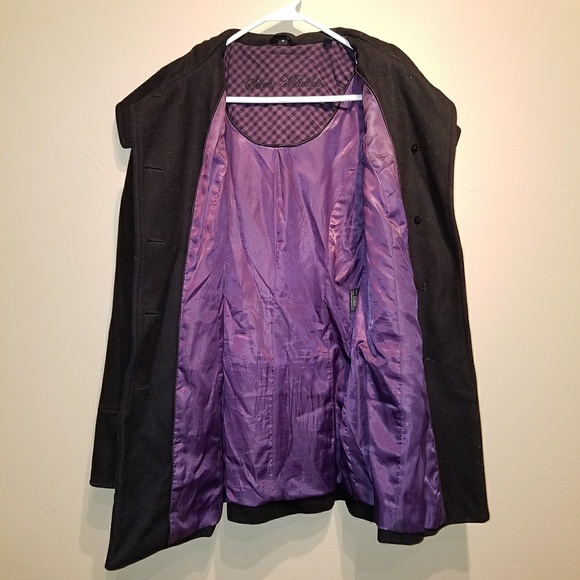 Black Steve Madden pea coat - Picture 4 of 8