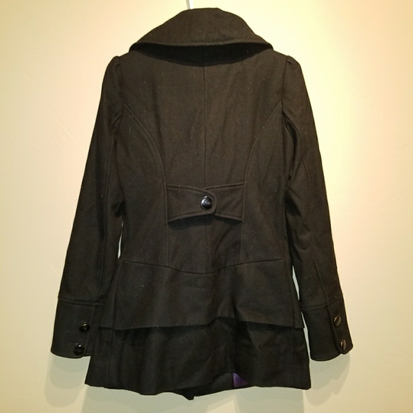 Black Steve Madden pea coat - Picture 5 of 8