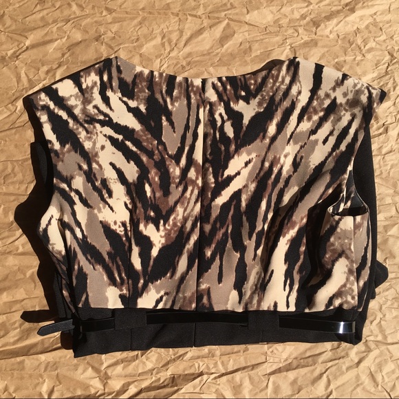 Above the Knee Scoop Neck Dress + Capped Sleeves - Picture 4 of 5