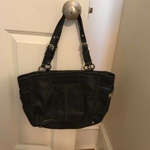 Black Leather Coach Purse