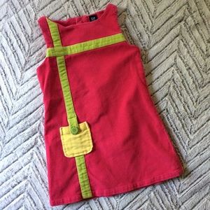 3 for $15 GAP Pink Corduroy Jumper Dress4-5 XS