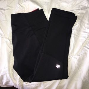 Kyodan Black Cropped Running Leggings