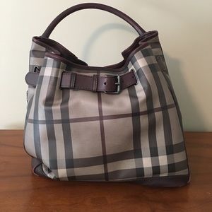 Authentic Burberry Slouch Handbag