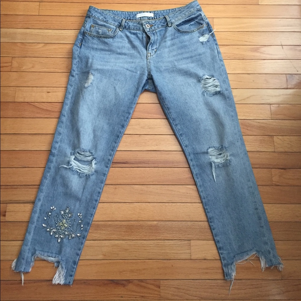 Zara Cropped Denim