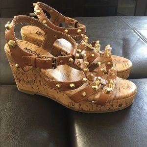 Girls Michael Kors Wedge Sandals Size 13