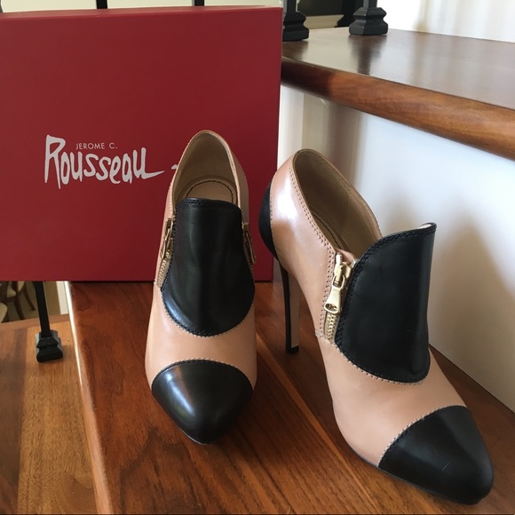 Jerome Rousseau Hayden Leather Bootie 36.5 - Picture 2 of 6