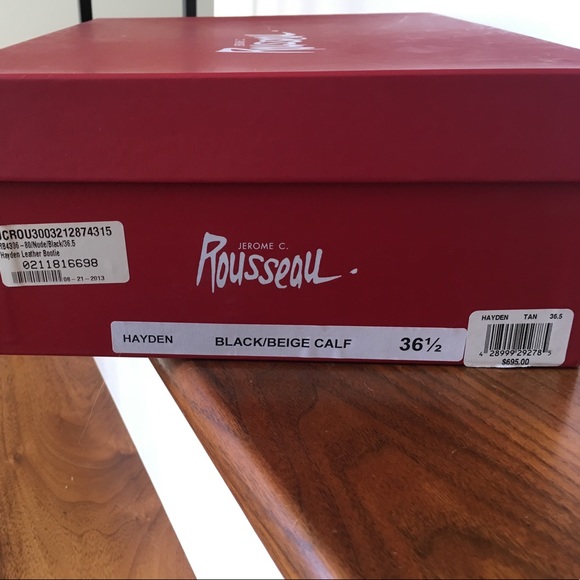 Jerome Rousseau Hayden Leather Bootie 36.5 - Picture 6 of 6