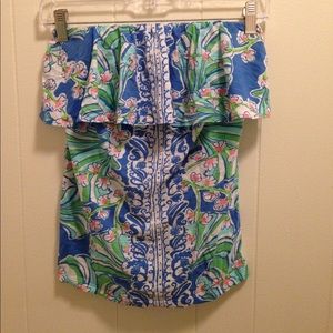 Lilly Pulitzer Tube Top