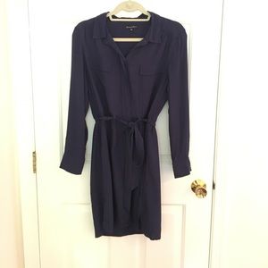 Madewell Navy button down dress
