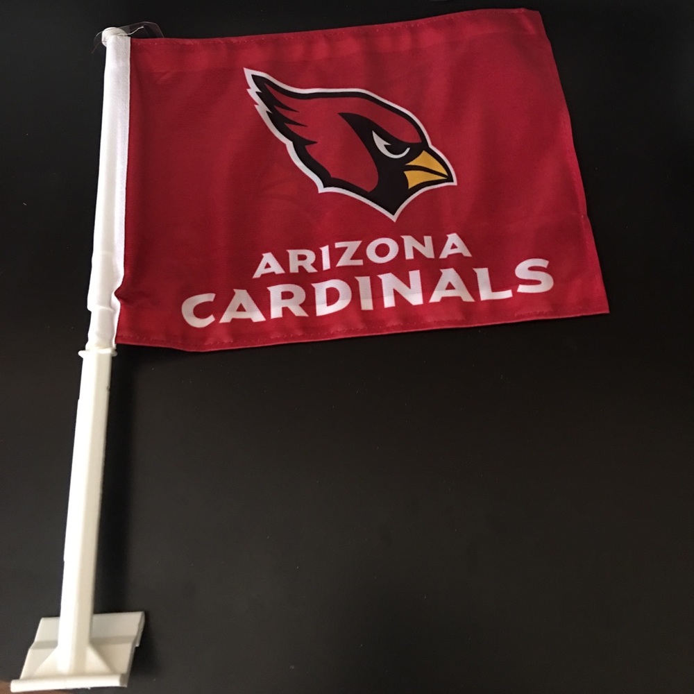 NFL Cardinals Logo Auto Flag