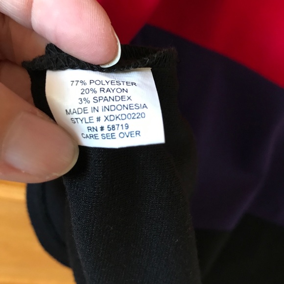 Beautiful Color Block Dress from NY Collection - Picture 6 of 7