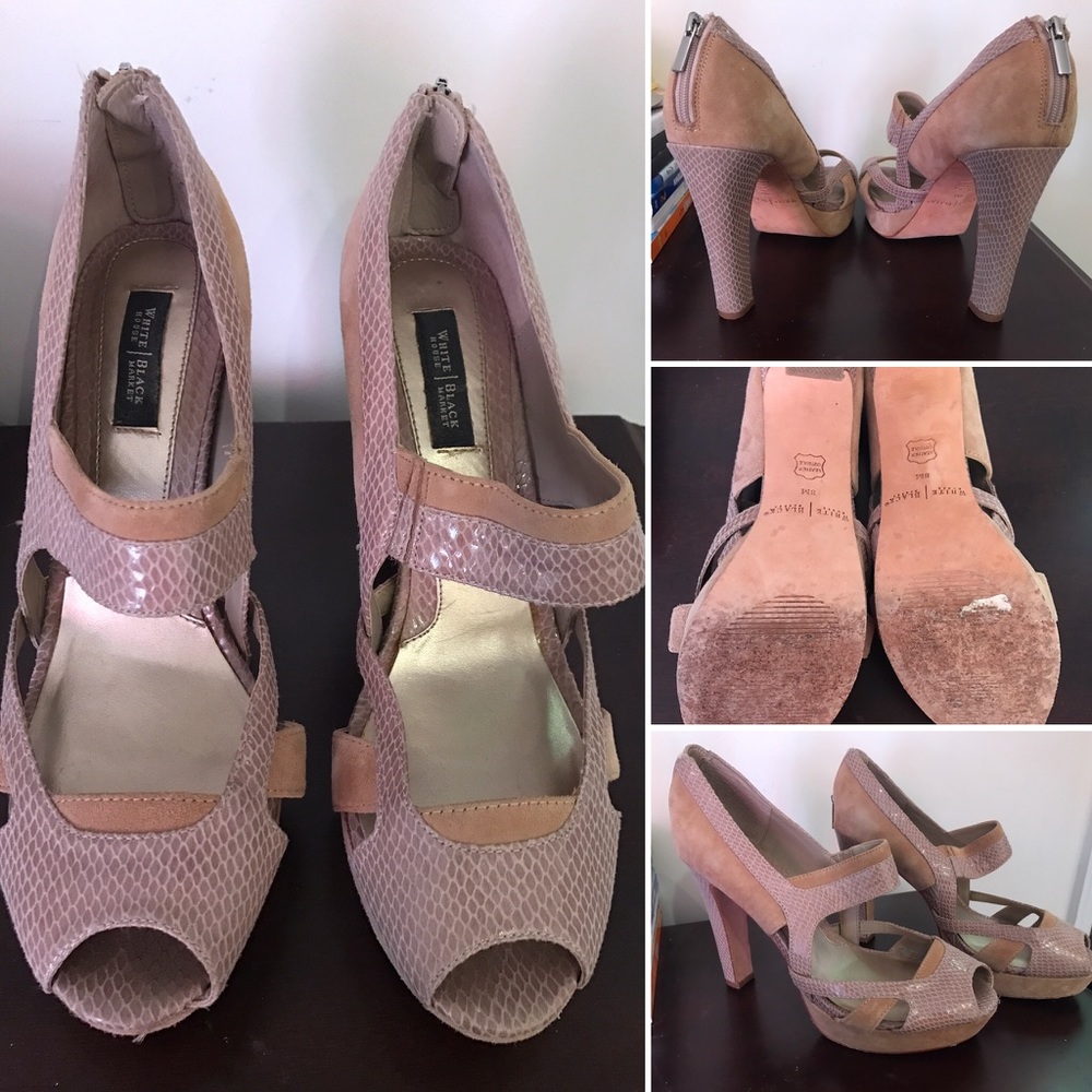 White House black market - size 8 - nude