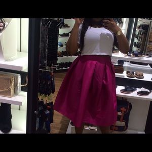 Hot pink skirt size large