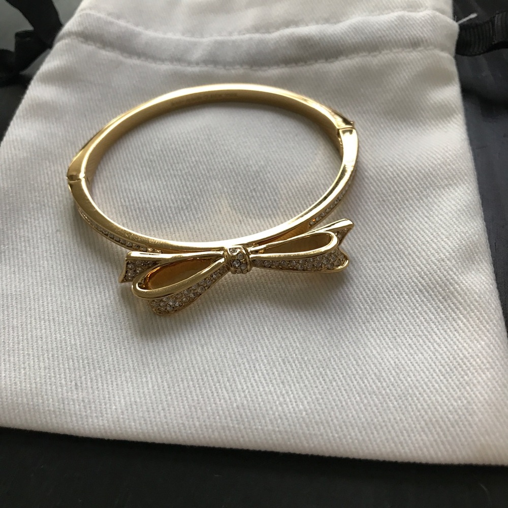 Kate Spade gold bow bracelet